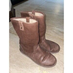 Ugg Malindi 3‎ Way Convertible Boots Sz 9 Style 1007121 Brown Leather & Suede